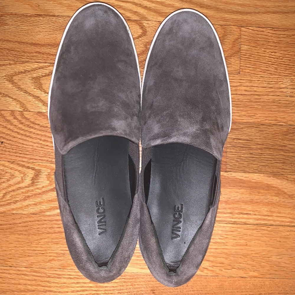 Vince platform suede sneakers